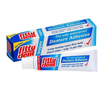 Fittydent Super The Only Waterproof Denture Adhesive